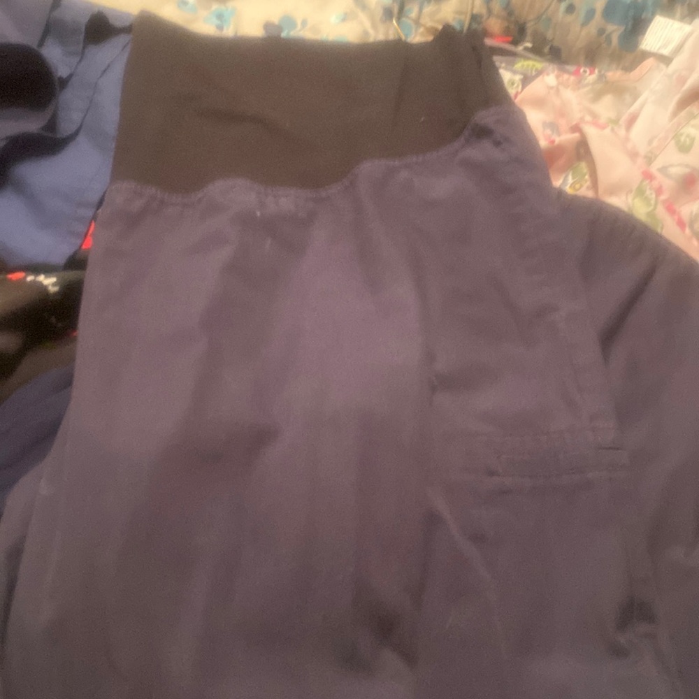 Maternity scrub pants 2xl navy
